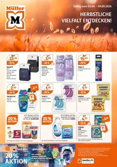 Vorschau des Merkblatts Müller aktionen vom Shop Müller gültig von 03.09.2026 bis 09.09.2026