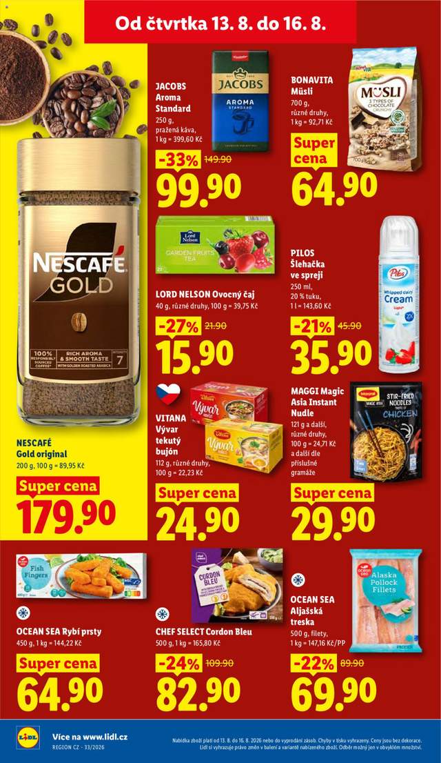 Nový Lidl leták od 13.08.