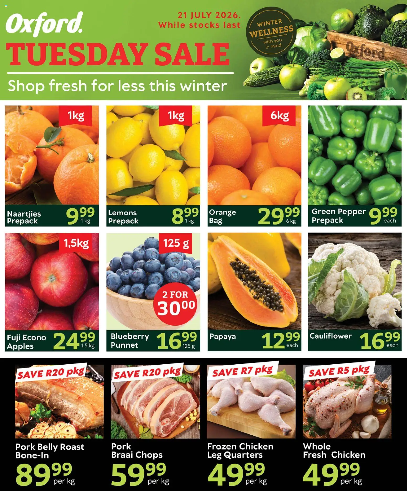 Preview of Oxford Freshmarket flyer valid from 21/07/2026