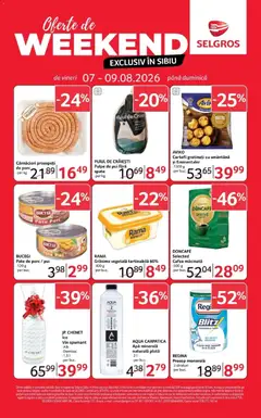 Previzualizarea de cataloage: Selgros Selgros Catalog Oferte de weekend valabil de la 07.08.2026