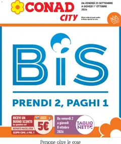 Anteprima dell'opuscolo Conad volantino City Lombardia dal negozio Conad valido da 25/09/2026