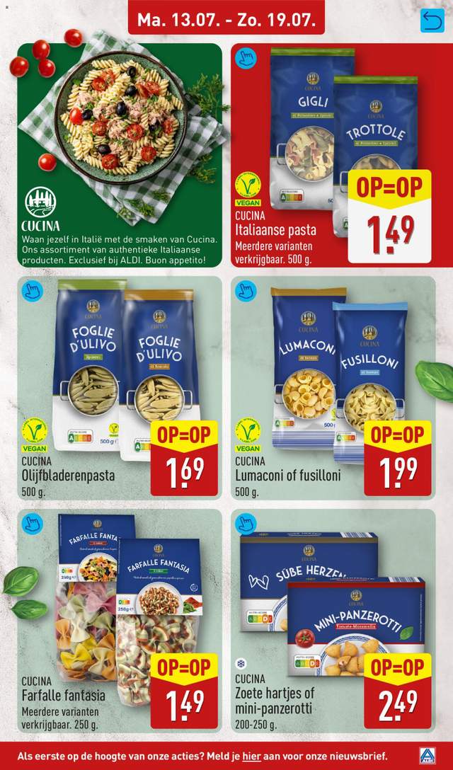 Nieuwe Aldi folder vanaf 13-07