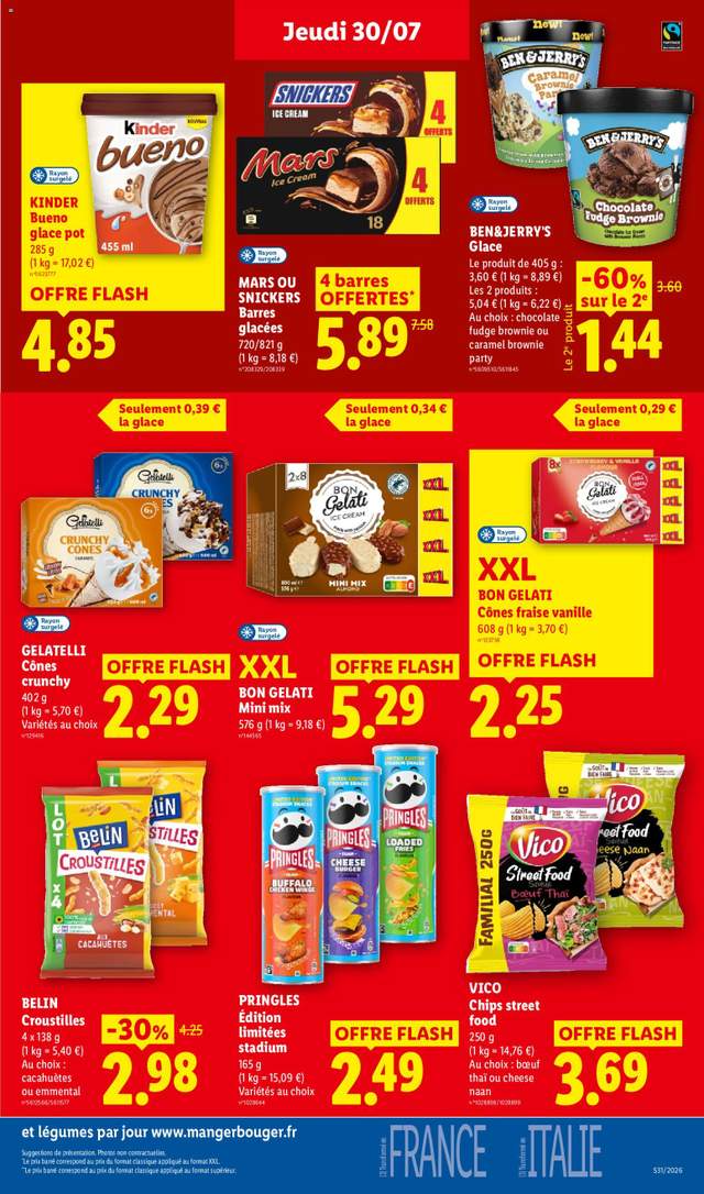 Nouveau catalogue Lidl à partir du 30/07