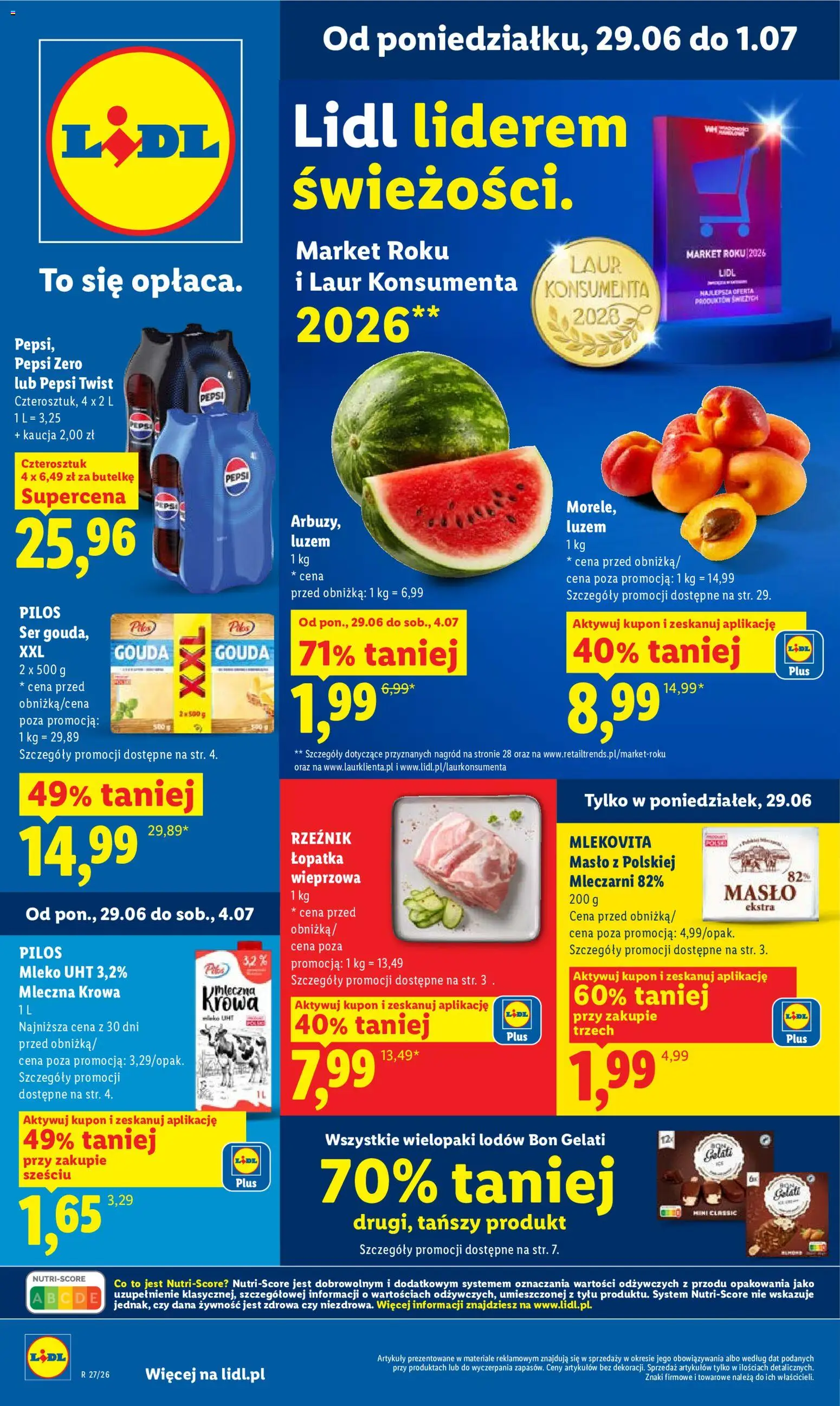 Pogląd gazetki "Lidl gazetka" ze sklepu Lidl ważnej od 29.06.2026