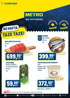 Metro Metro Katalog 07.10.2026 - Broşürünün önizlemesi