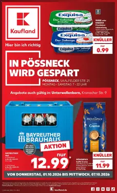 Vorschau von dem Prospekt des Geschäftes Kaufland, gültig ab dem 01.10.2026