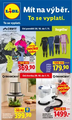 Náhled nabídky: Lidl Lidl leták - Spotřební zboží platný od 26.10.2026