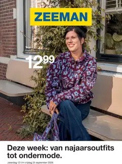 Voorbeeld van Zeeman folder van winkel Zeeman geldig vanaf 12-09-2026