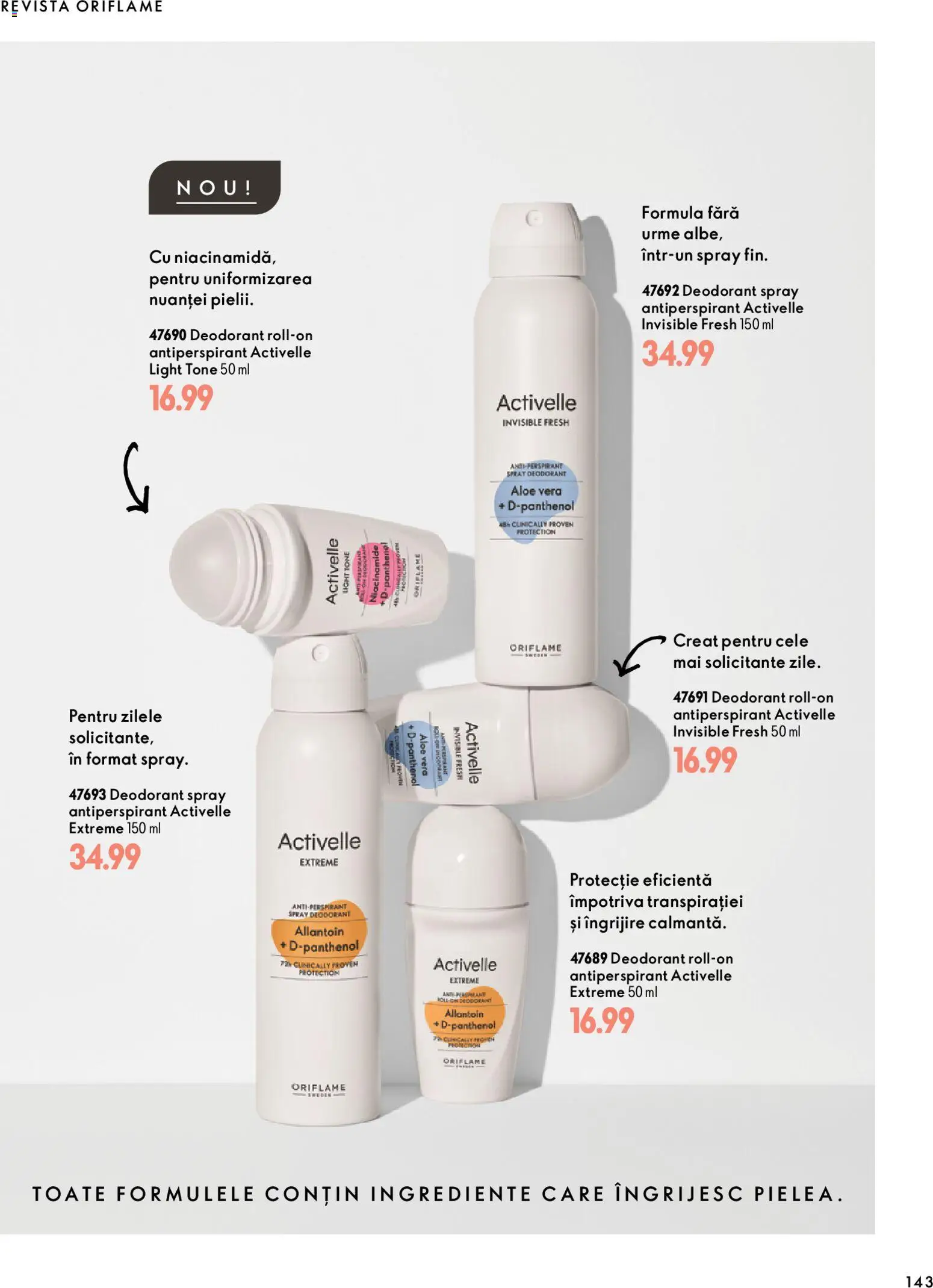 Previzualizarea de cataloage: Oriflame Oriflame Catalog 15 2026 valabil de la 11.11.2026 - Aloe vera, Deodorant, Antiperspirant