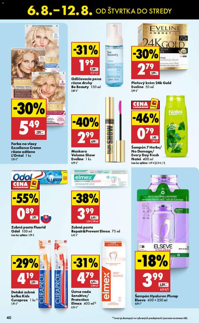 Nový Biedronka leták od 06.08.