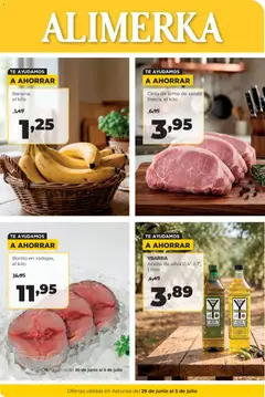 Vista previa del folleto de la tienda Alimerka válido desde el 29/06/2026 