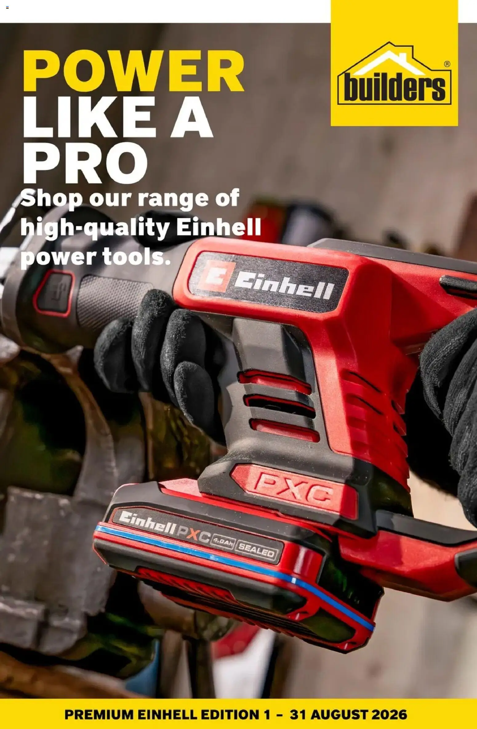 Preview of Builders flyer valid from 01/08/2026