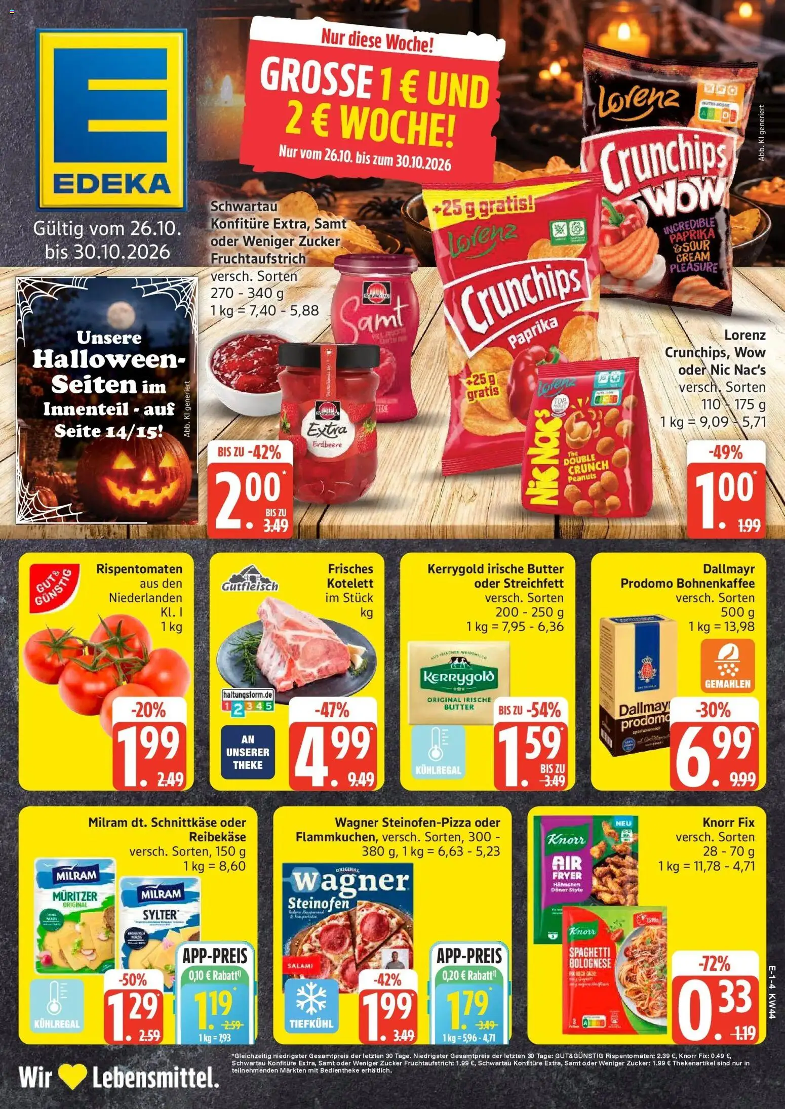 Vorschau von dem Prospekt des Geschäftes Edeka, gültig ab dem 26.10.2026