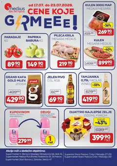 Pregled Medius kataloga - važi od 17.07.2026