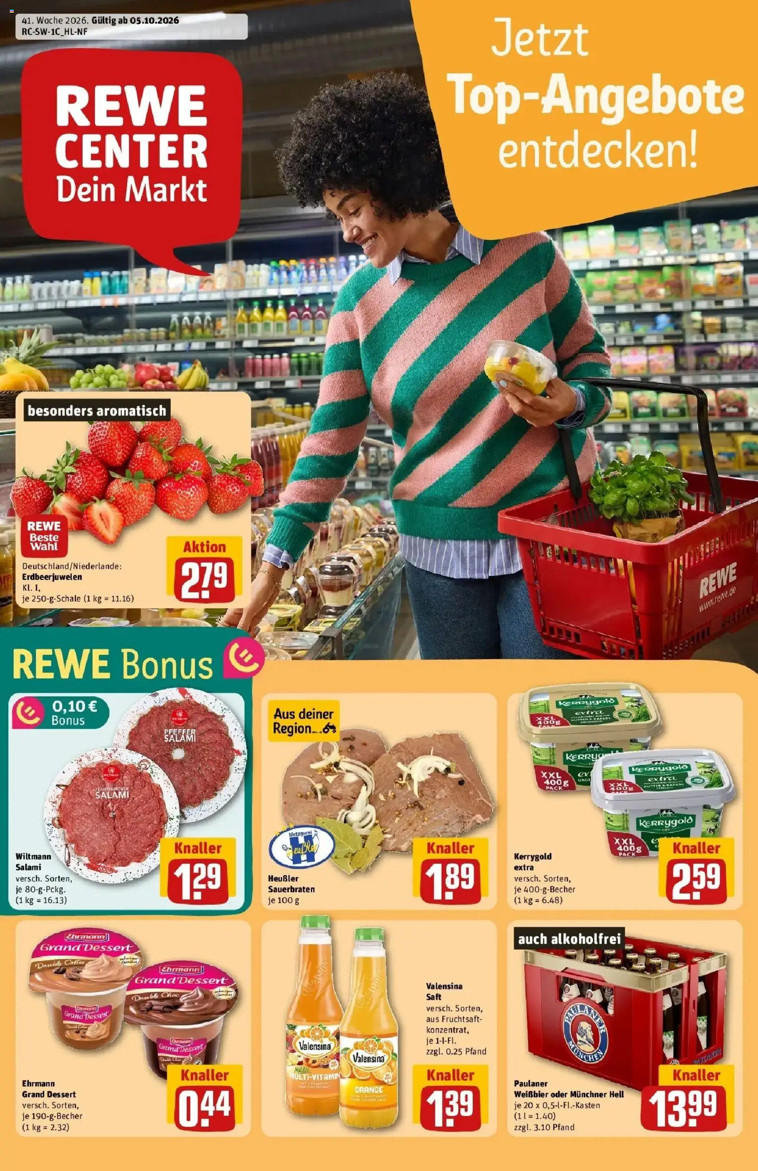 Vorschau von dem Prospekt des Geschäftes Rewe, gültig ab dem 05.10.2026