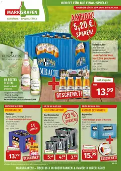 Vorschau von dem Prospekt des Geschäftes Markgrafen, gültig ab dem 29.06.2026