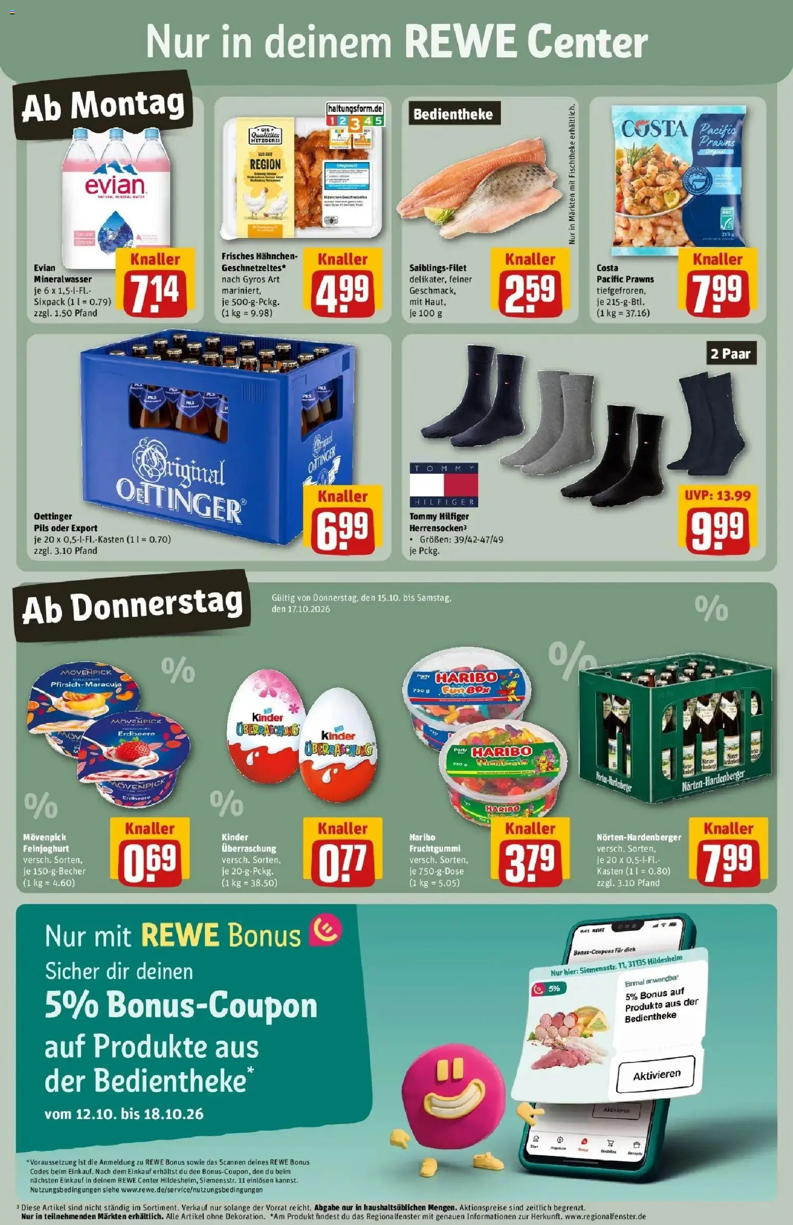 Vorschau von dem Prospekt des Geschäftes Rewe, gültig ab dem 12.10.2026