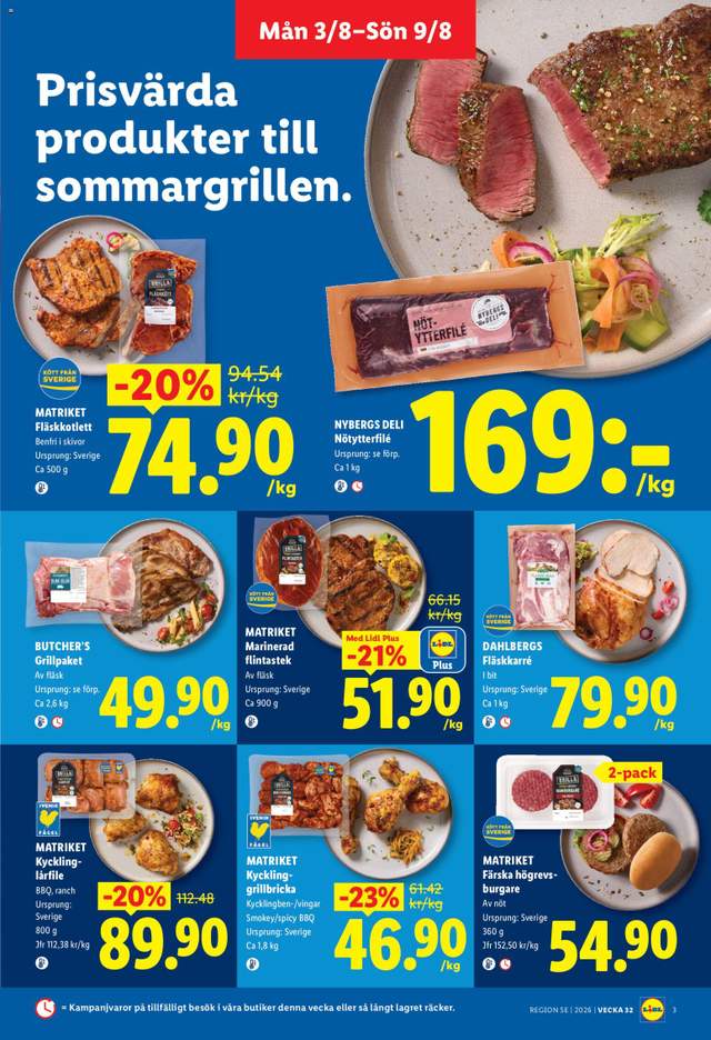 Nytt Lidl reklamblad från 03/08
