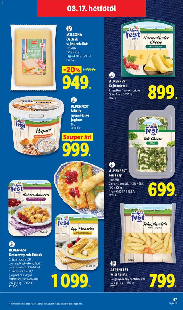 Új Lidl akciós újság 08.13.