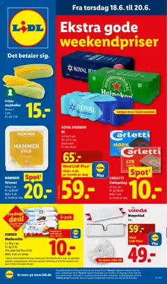 Eksempel på tilbudsavis Lidl - Weekendavis fra butik Lidl gyldig fra 18/06/2026