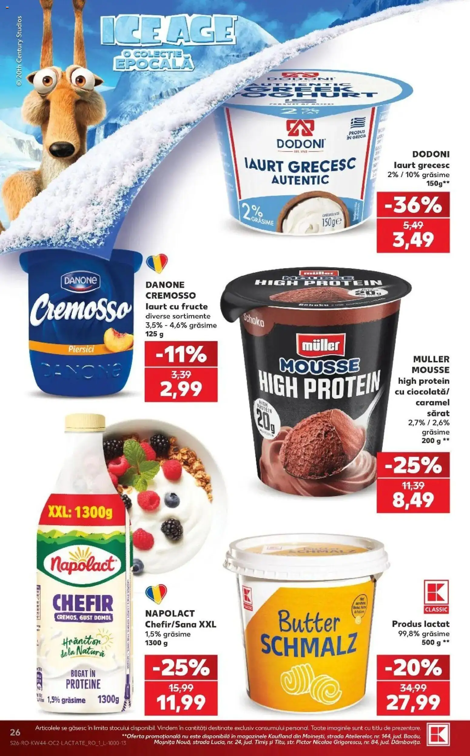 Previzualizarea de cataloage: Kaufland Kaufland Satu Mare valabil de la 28.10.2026 - Proteine, Fructe, Iaurt, Danone, Chefir, Piersici