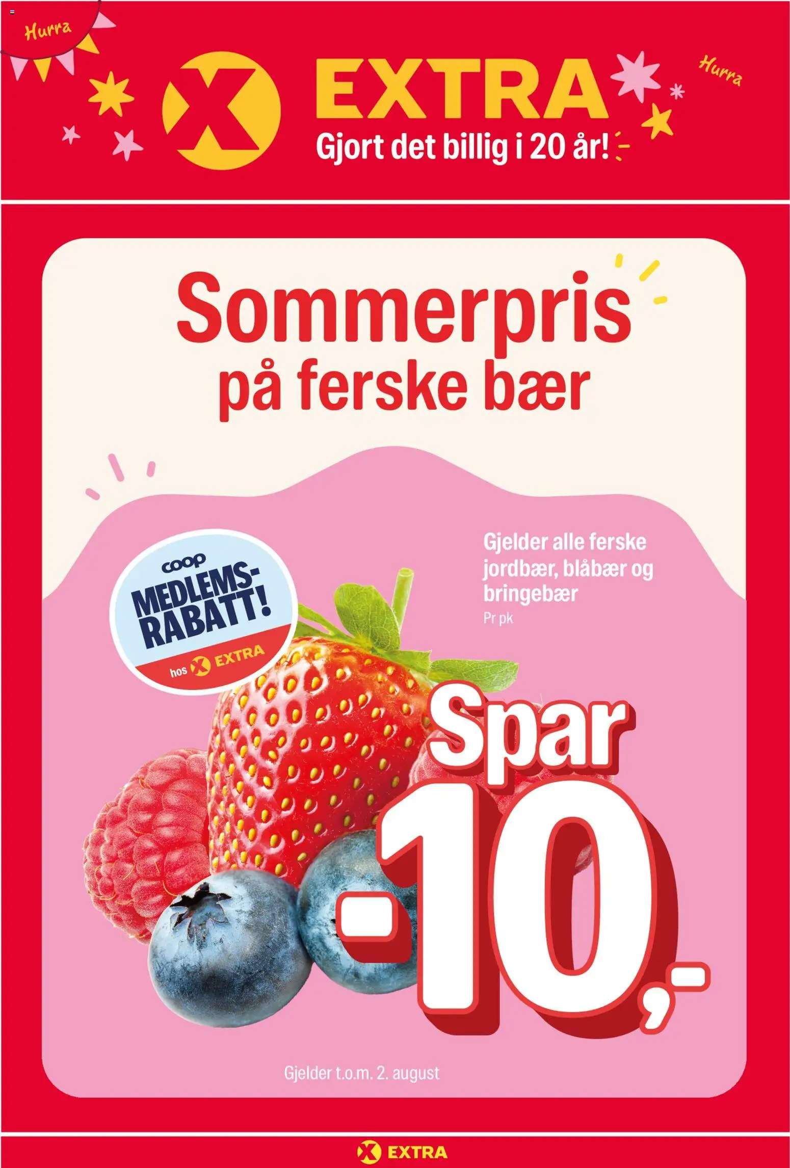 Forhåndsvis Coop Extra kundeavis fra butikk Coop Extra gyldig fra 29/06/2026