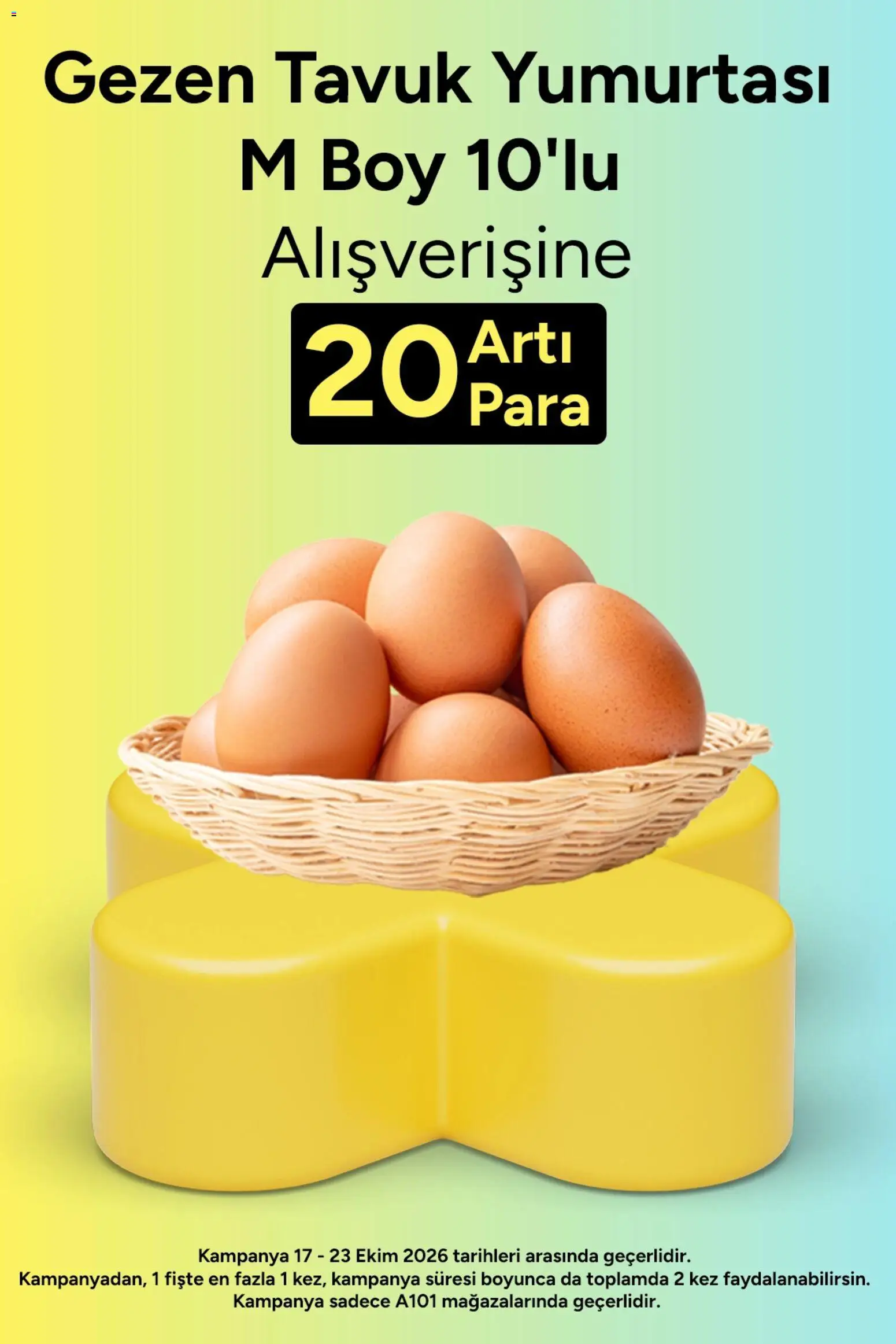 A101 A101 - Arti 17.10.2026 - Broşürünün önizlemesi