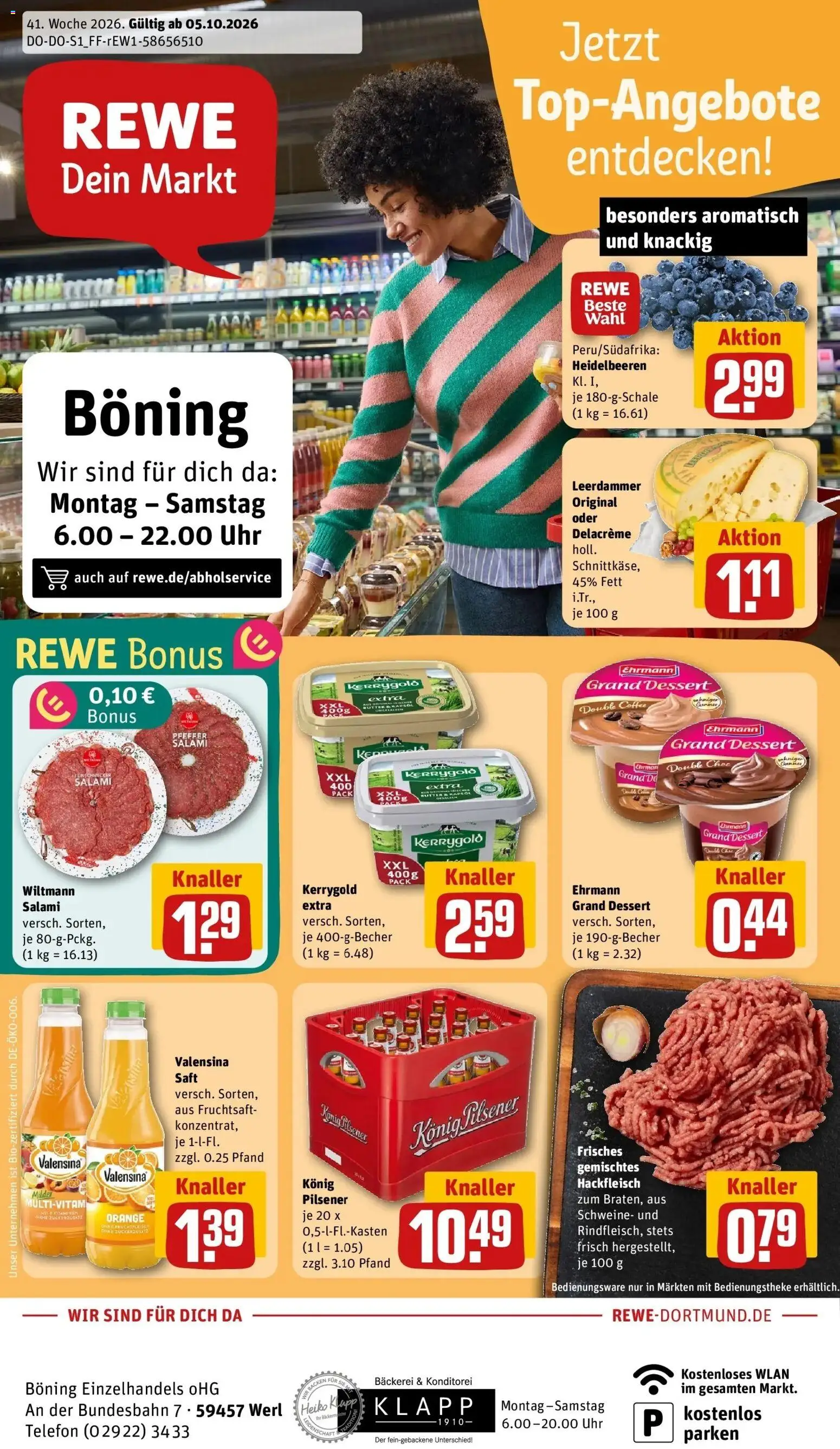 Vorschau von dem Prospekt des Geschäftes Rewe, gültig ab dem 05.10.2026