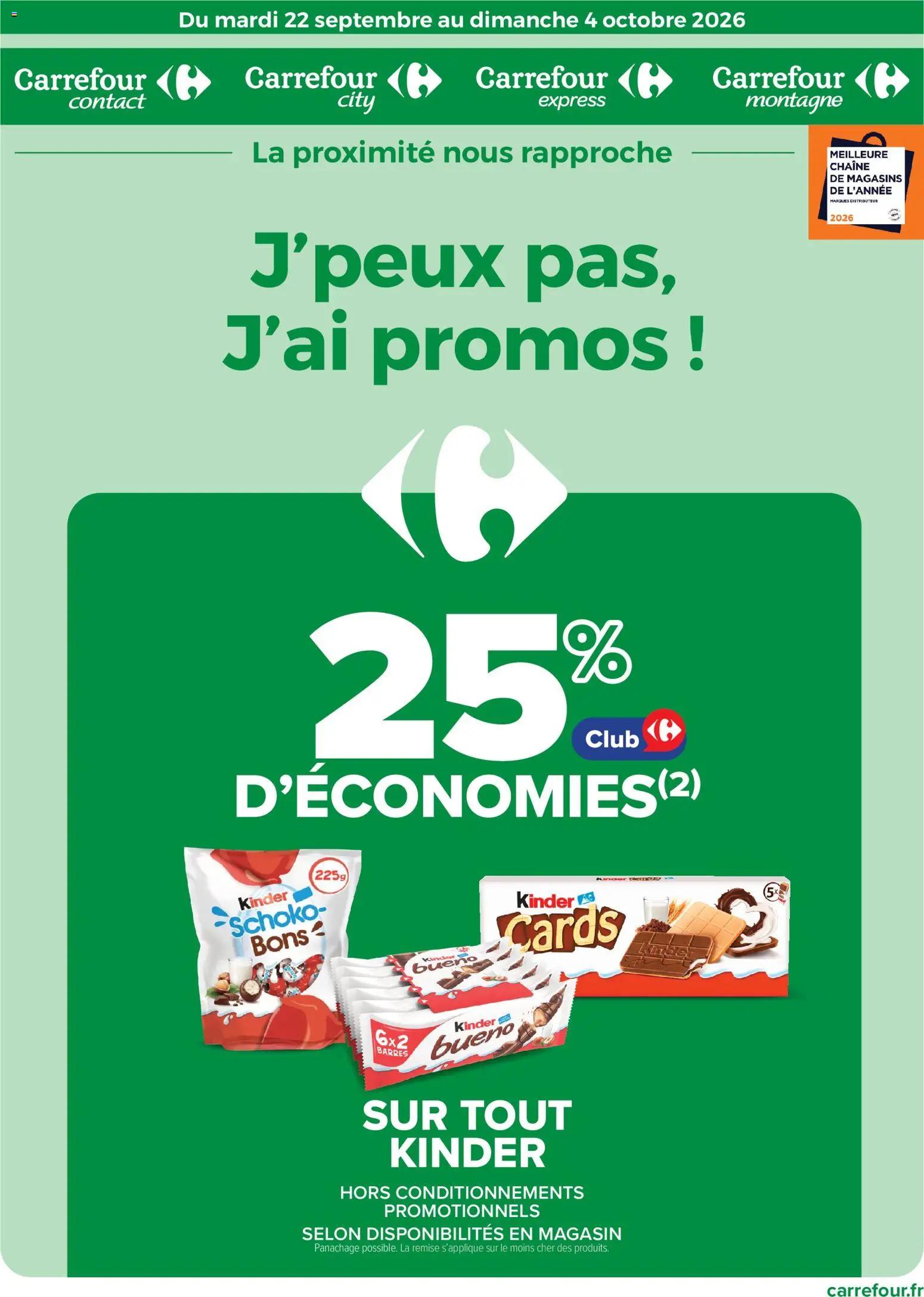Prévisualisation de Carrefour contact catalogue du magasin Carrefour contact formulaire valide 22/09/2026