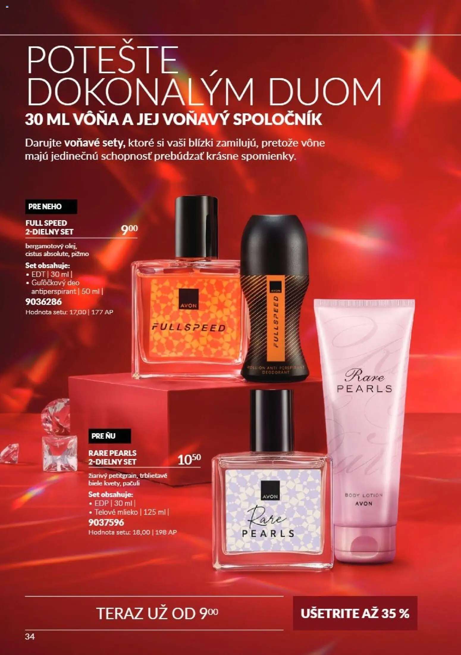 Náhľad Avon letáku platného od 01.11.2026 - Olej, Mlieko, Antiperspirant, Telové mlieko
