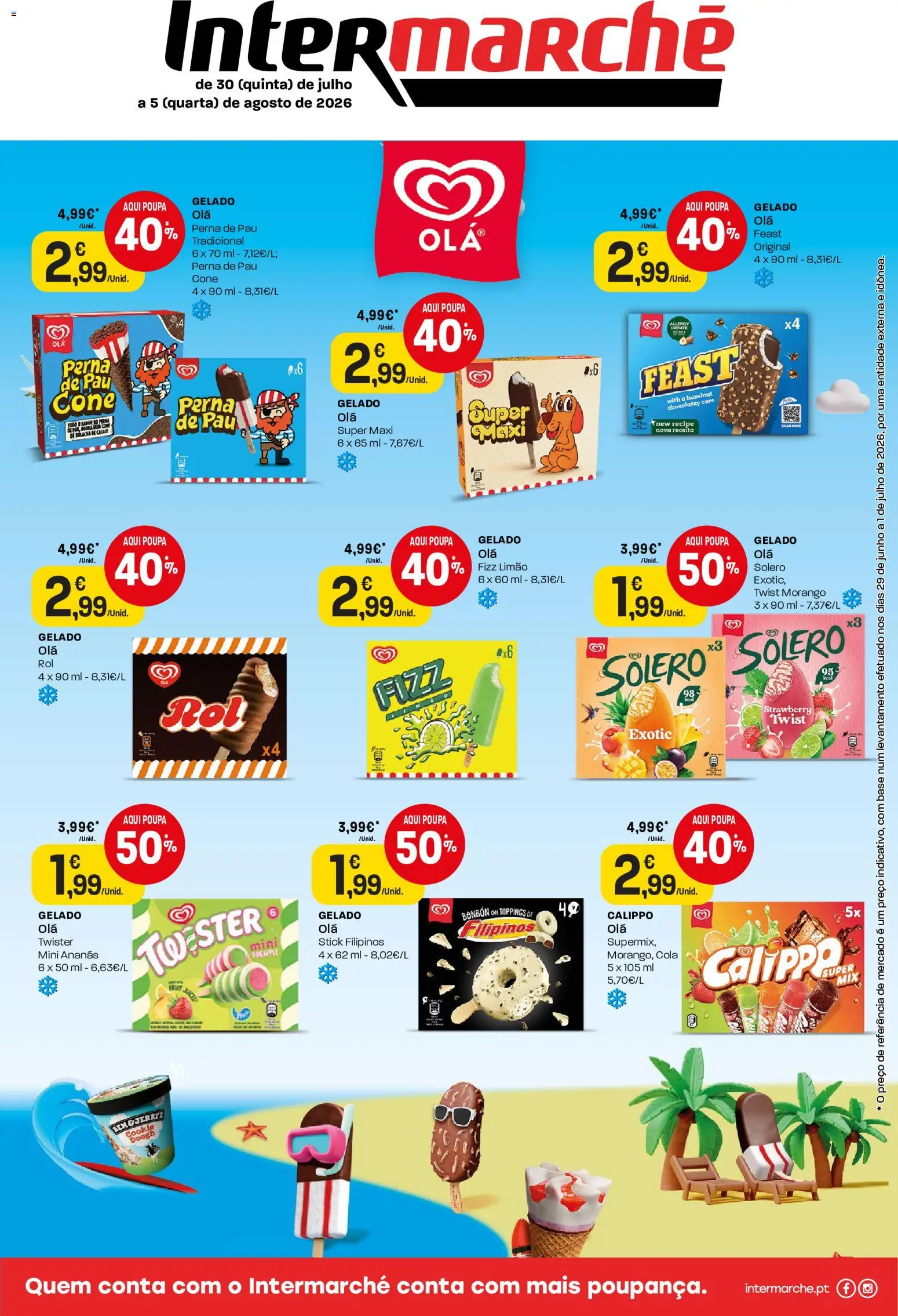 Pré-visualização do folheto da loja Intermarché válida a partir de 30/07/2026