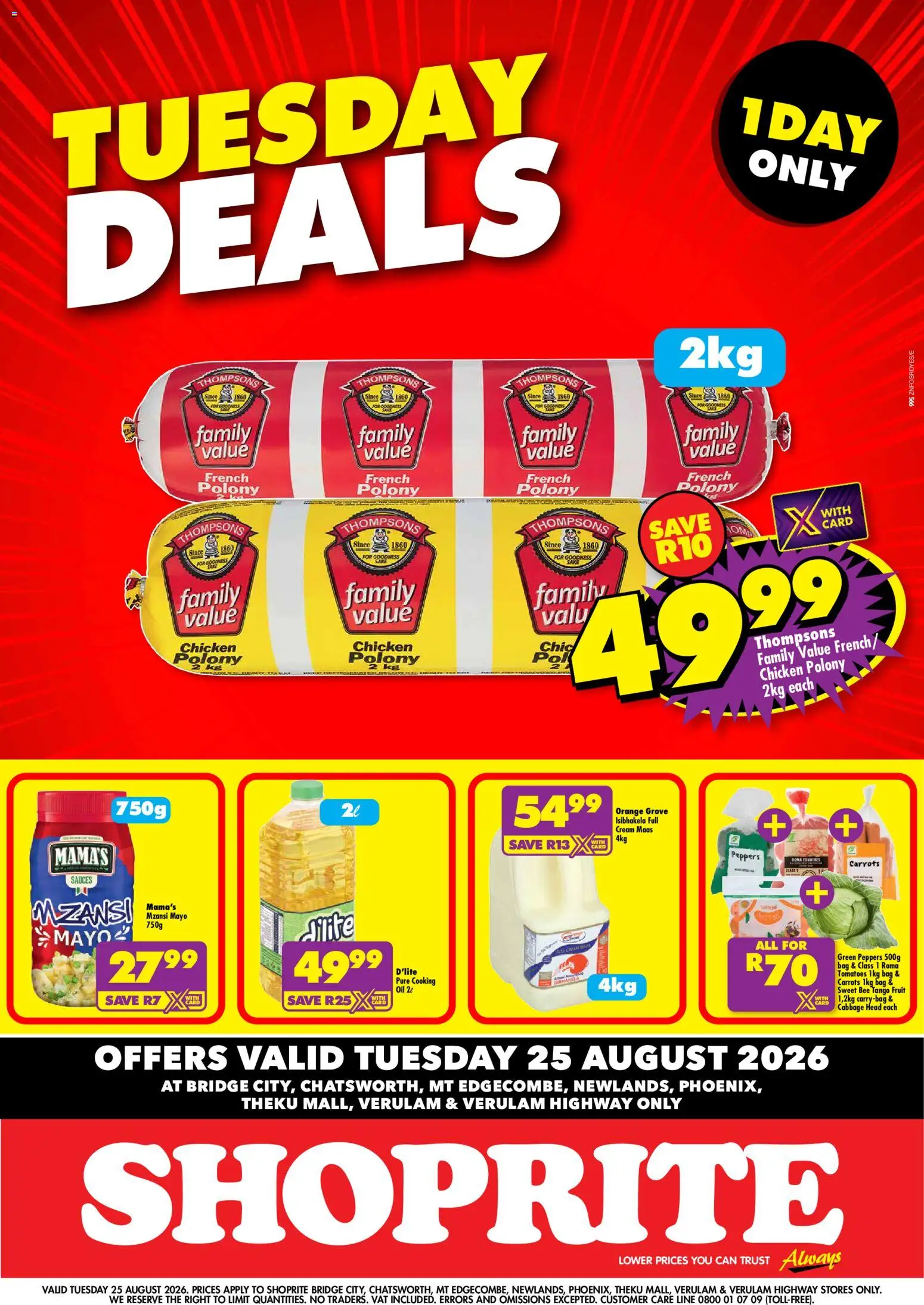 Preview of Shoprite flyer valid from 25/08/2026