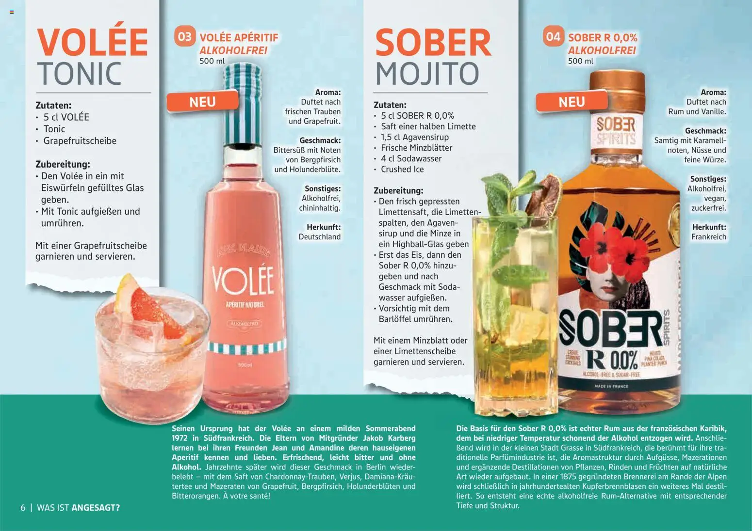 Vorschau von dem Prospekt des Geschäftes HERKULES, gültig ab dem 29.10.2026 - Wasser, Alkohol, Rum, Nüsse, Limetten, Limette, Sirup, Saft