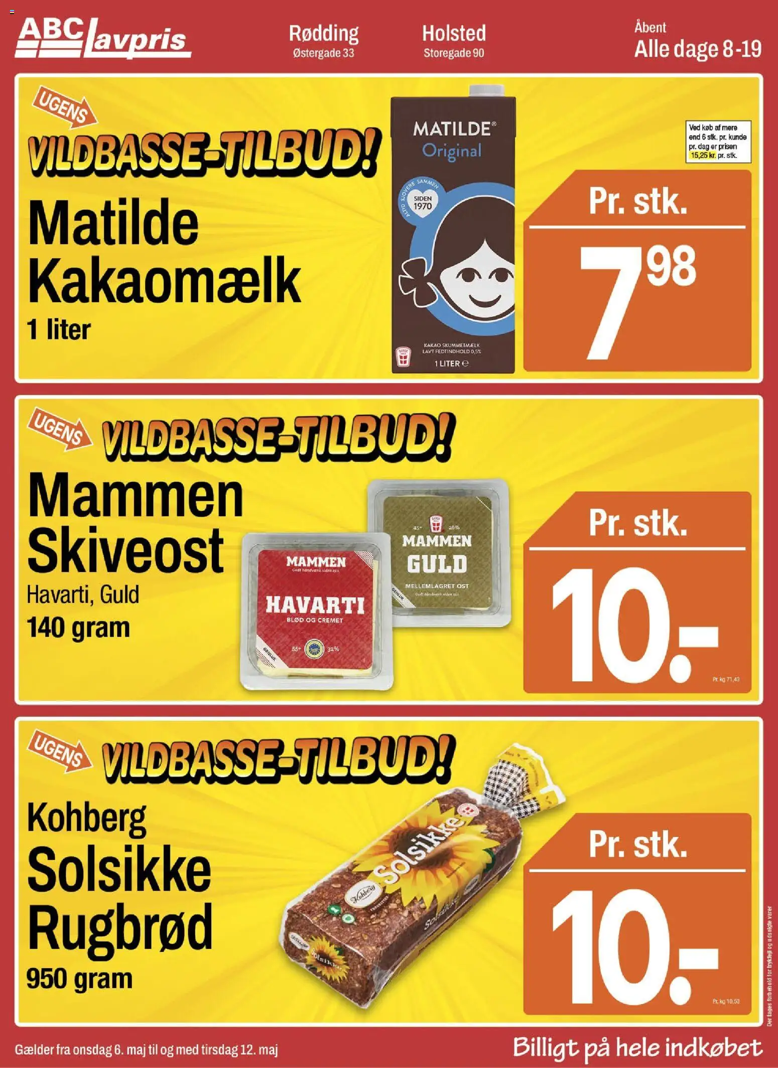Eksempel på tilbudsavis Abc Lavpris - Holsted fra butik Abc Lavpris gyldig fra 06/05/2026