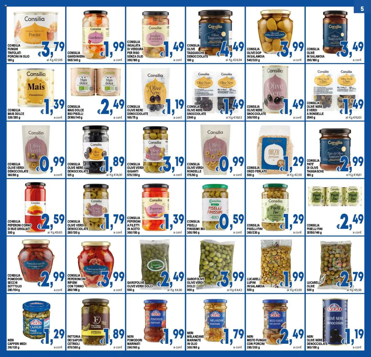 Anteprima dell'opuscolo DEM volantino Carrello Stop Rincari dal negozio DEM valido da 19/10/2026 - Dolci, Olio, Tonno, Riso, Peperoni, Olive, Pomodori secchi, Aceto