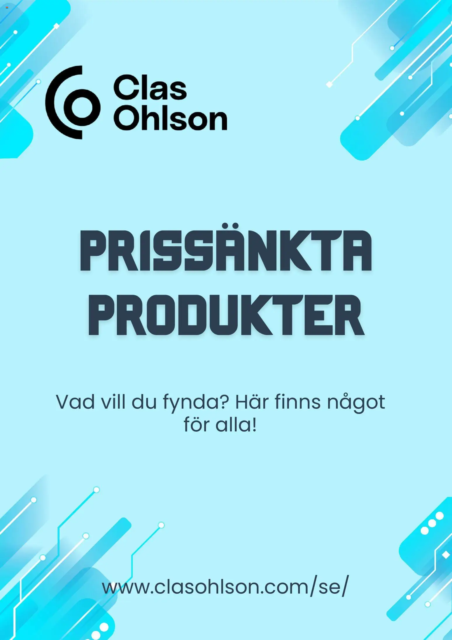 Förhandsgranska reklamblad Clas Ohlson Prissänkta produkter från butik Clas Ohlson gäller från 26/10/2026