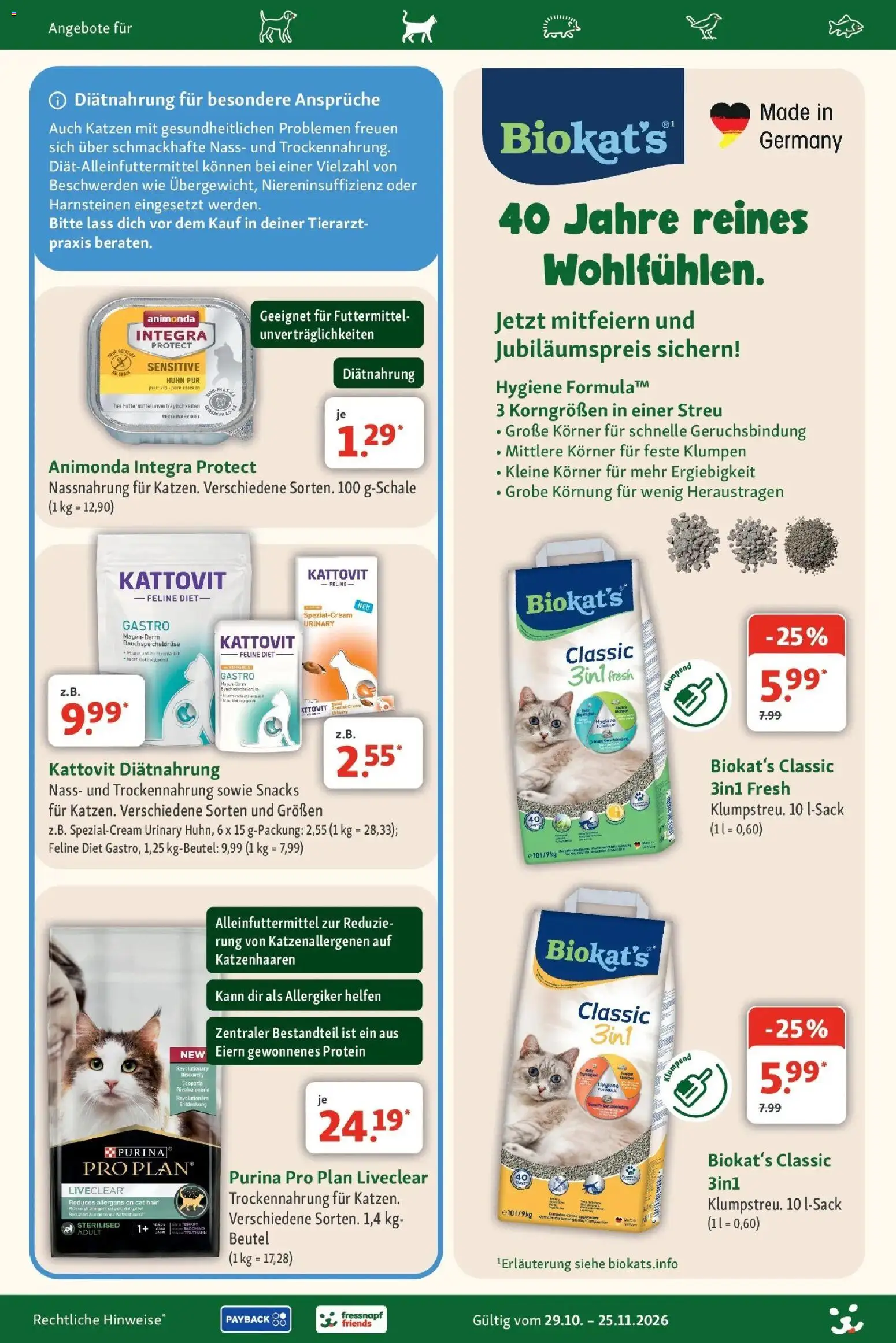 Vorschau von dem Prospekt des Geschäftes Fressnapf, gültig ab dem 29.10.2026