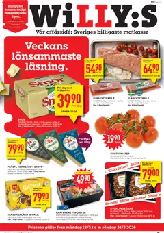 Förhandsgranska reklamblad Willys erbjudanden från butik Willys gäller från 18/05/2026