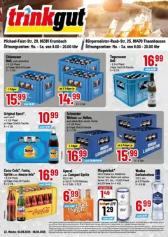 Vorschau von dem Prospekt des Geschäftes Trinkgut, gültig ab dem 03.08.2026