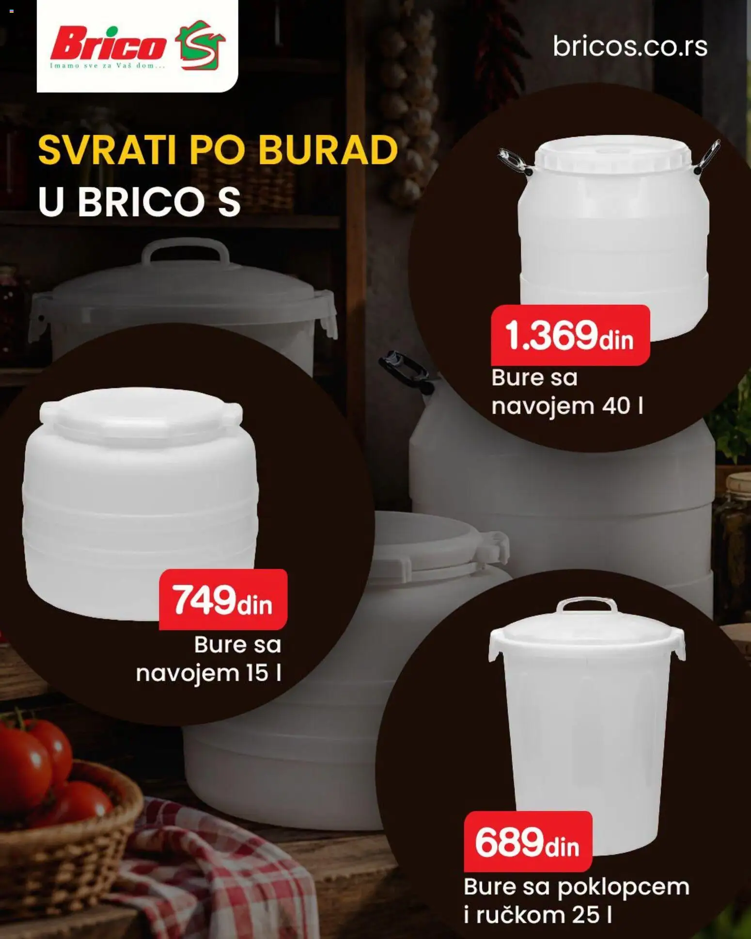 Pregled Brico S kataloga - važi od 14.09.2026