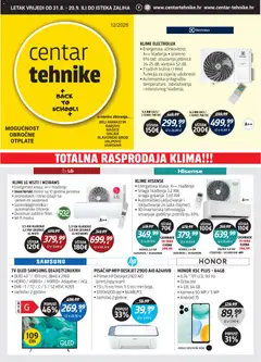Pregled letka Centar Tehnike Katalog trgovine Centar Tehnike vrijedi od 31.08.2026