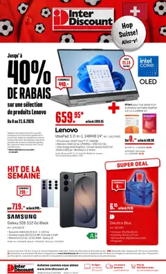 Vorschau des Merkblatts Interdiscount aktionen FR vom Shop Interdiscount gültig von 08.06.2026 bis 21.06.2026