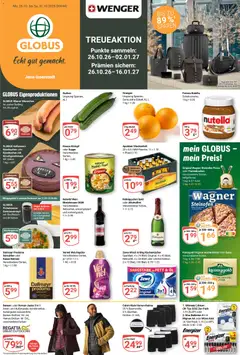Vorschau von dem Prospekt des Geschäftes Globus, gültig ab dem 26.10.2026