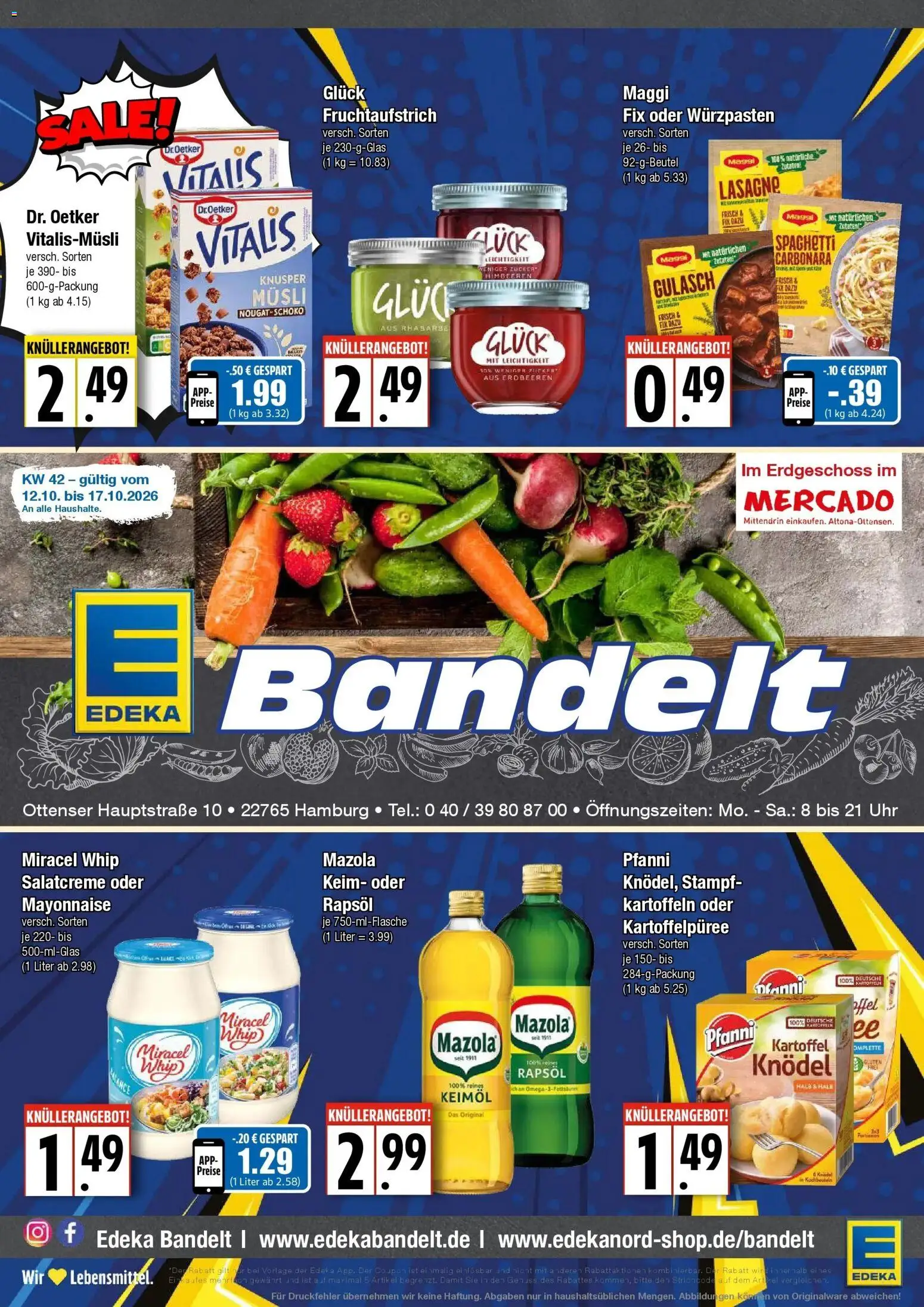 Vorschau von dem Prospekt des Geschäftes Edeka, gültig ab dem 12.10.2026