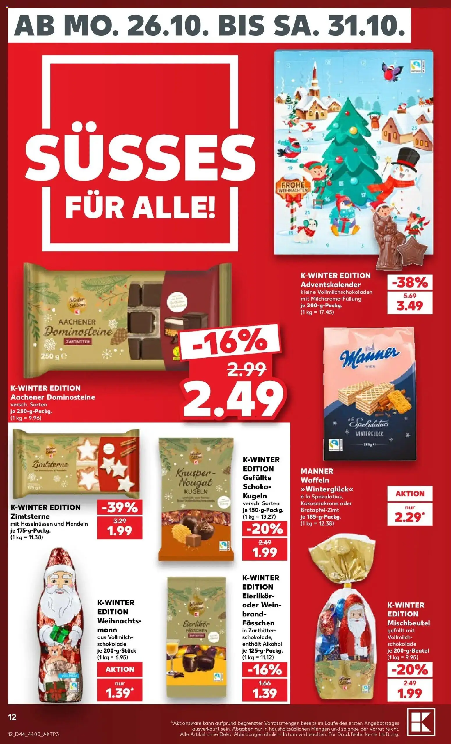 Vorschau von dem Prospekt des Geschäftes Kaufland, gültig ab dem 26.10.2026