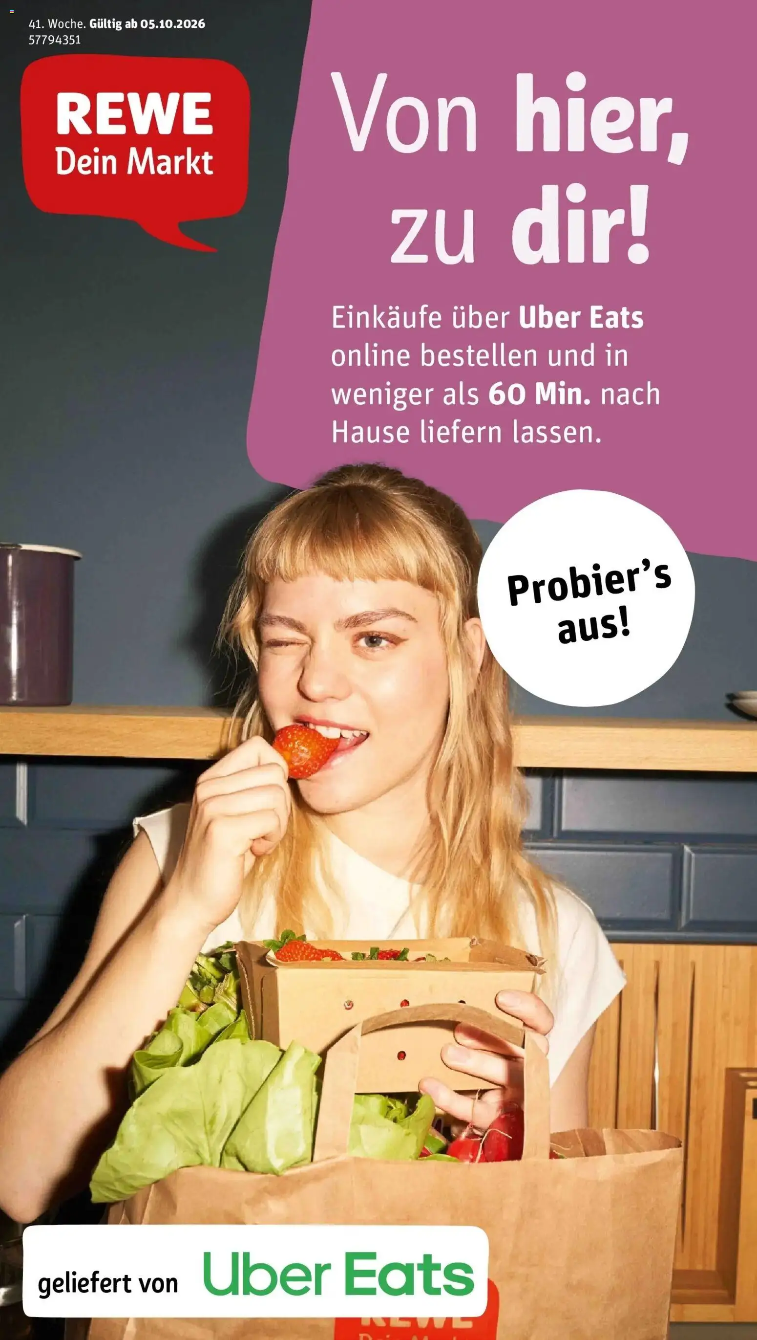 Vorschau von dem Prospekt des Geschäftes Rewe, gültig ab dem 05.10.2026