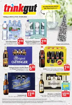 Vorschau von dem Prospekt des Geschäftes Trinkgut, gültig ab dem 27.07.2026