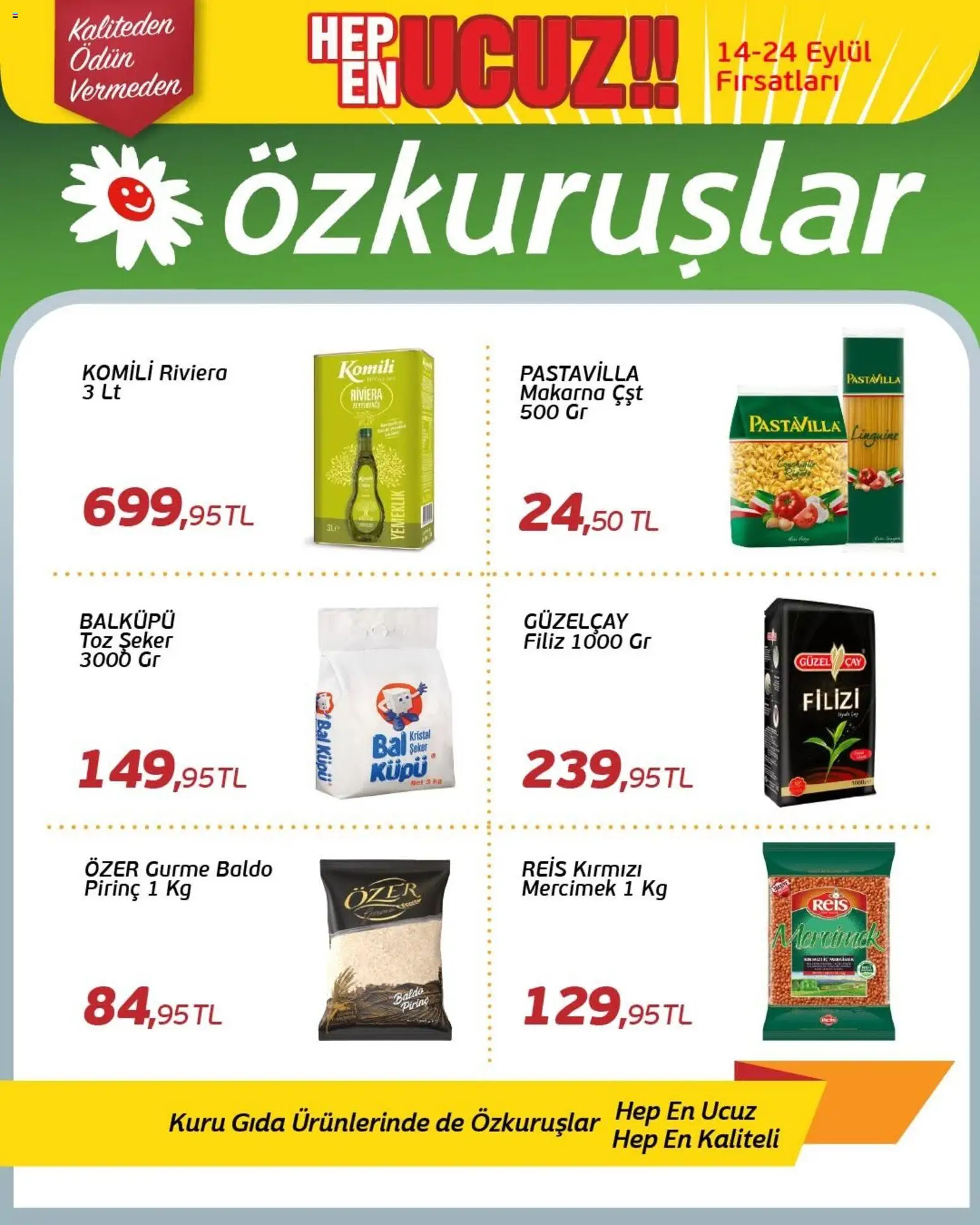 Özkuruşlar Özkuruşlar Katalog 14.09.2026 - Broşürünün önizlemesi
