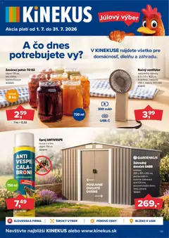 Náhľad Kinekus letáku platného od 01.07.2026
