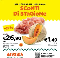 Anteprima dell'opuscolo Unes volantino dal negozio Unes valido da 17/06/2026